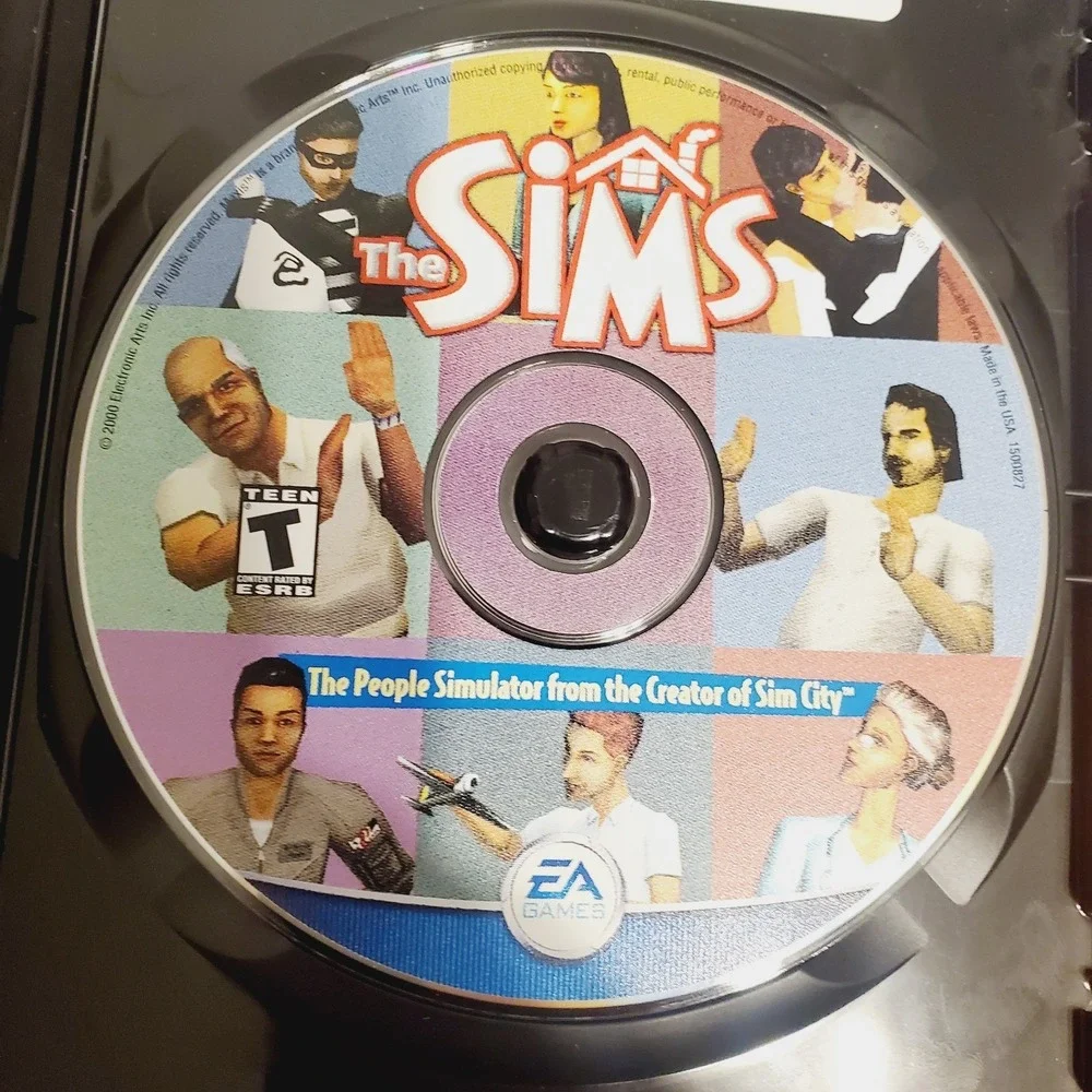 The Sims 1 Factory Sealed Game PC 2000 Video Game EA Games Rated T-Teen